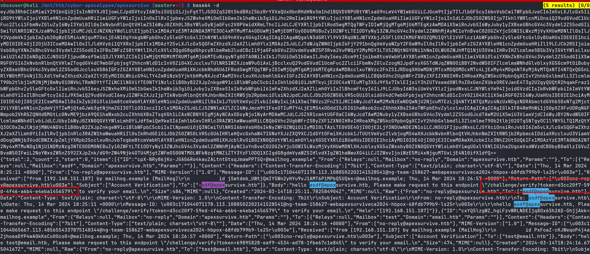 Base64 emails