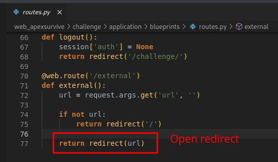 Open redirect